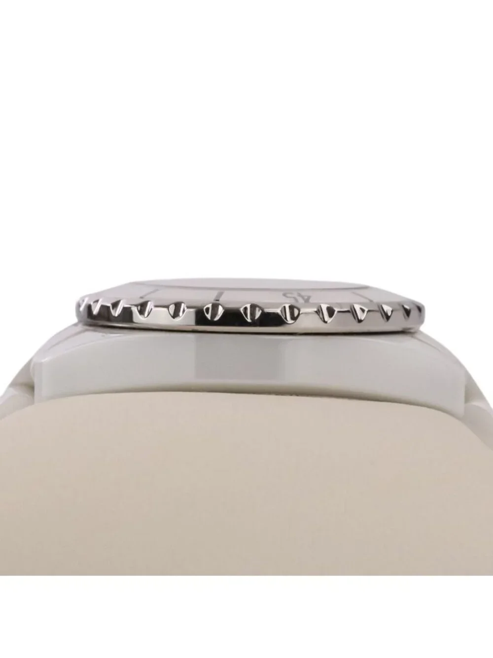 Chanel White Ceramic Quartz Watch Dial